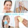 6 Pcs Facial Sponges Set, Soft Reusable Face Sponges for Cleansing, Make Up Sponge for Face, Facial Sponge for Daily Deep Cleansing and Regular Exfoliating for Washing Faces, Makeup Remover view 4