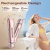Bikini Trimmer for Women - Electric Razors for Women | Dual Head Electric Shaver for Ladies for Facial Hair Removal, IPX7 Waterproof, Painless & Flawless, USB Rechargeable, for Face, Bikini, Body, Leg view 4