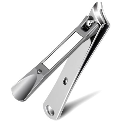 KFHENSOMR Nail Clippers Ingrown Toenail Clippers Slanted Curved Blade Ingrown Toenail Clipper for Seniors Thick Toenails Stainless Steel Angled Toe Nail Fingernail Cutter Trimmer for Seniors Men Women