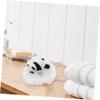 ARTSEWPLY Adorable Cartoon Red Panda Bath Loofah Boys and Girls Bath Accessories Body Scrubber Gentle Exfoliating Shower Sponge view 4