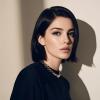 10-Inch Clip-in Human Hairpiece for Women, Natural Black Short Bob with Seamless Center Part & Realistic Hairline, Easy Adjustable view 2