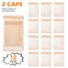 12 Pcs Stocking Wave Cap for Kid Stretchy Nylon Skull Wave Caps Lightweight Beanie Caps Kids Wig Hats (Nude) view 2