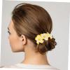 BELLIFFY 4pcs Plumeria Flower Hair Combs for Women Girls Decorative Hair Accessories for Brides Lightweight Side Combs for Various Occasions Durable Easy to Use Hairpins view 3