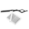 NOLITOY Manual Hair Thinning Razor Kit with Replacement Blades for Men Lightweight Trimmer for Texturizing and Easy Grooming Comfortable Grip Handle Black view 1