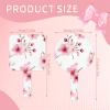 LANYANYQ Multi Purpose Hand Mirror Pinks Cherry Floral Wildflower with Distortion Free Reflection, 6.7 x 3.95 in, Small Cute Orbicular Hand Mirror view 4