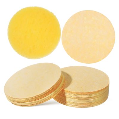 ARTSEWPLY 50pcs Compressed Facial Sponges for Exfoliation Makeup Removal Portable Round for Daily Use Compact Spa Sponges for Travel Skincare