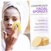 ARTSEWPLY 50pcs Compressed Facial Sponges for Exfoliation Makeup Removal Portable Round for Daily Use Compact Spa Sponges for Travel Skincare view 3