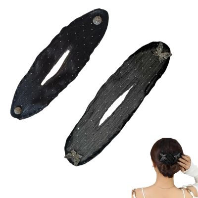 2 PCS French Roll and Floral Hair Bun Maker Easy Hair Roll Maker for Long and Thick Hair Women and Girls Accessories