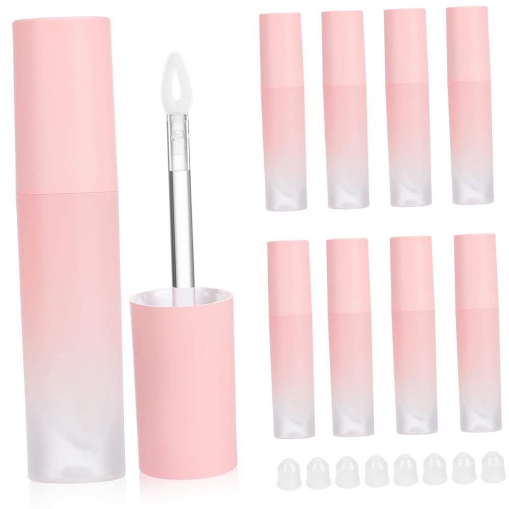 DEARMAMY 8pcs Empty Lip Gloss Tubes for Diy Bulk Lip Balm Gloss Containers Bottles