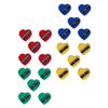 DOITOOL 60pcs Heart-Shaped Makeup Pencil Sharpeners Eyeliner Eyebrow Pencil Sharpener for School Office and Travel Lightweight Portable Design view 1