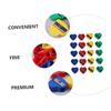 DOITOOL 60pcs Heart-Shaped Makeup Pencil Sharpeners Eyeliner Eyebrow Pencil Sharpener for School Office and Travel Lightweight Portable Design view 2