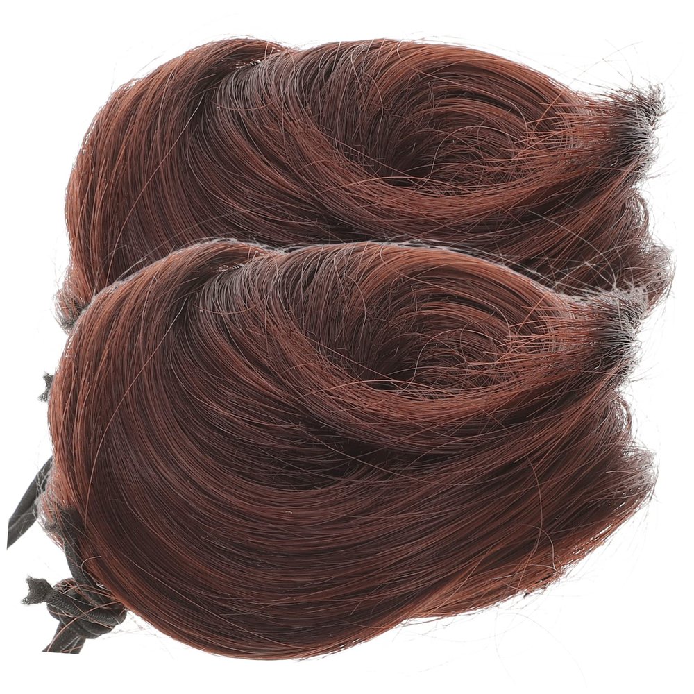GALPADA 2pcs Fashion Hair Chignon Hair Bun Extensions for Women for Updos Ponytails and Special Occasions Versatile Styling for Volume and Fullness