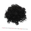 Vaguelly Fake Bun Hair Piece for Women Curly Chignon Hair Extension Elastic Band Messy Bun Volume for Daily Wear Parties Weddings and Special Occasions view 2
