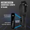 nutcore Men's Hair Clippers for Professional Hair Trimmer Cordless Rechargeable Powerful Beard Trimmer Hair Cutting Grooming Tool view 4