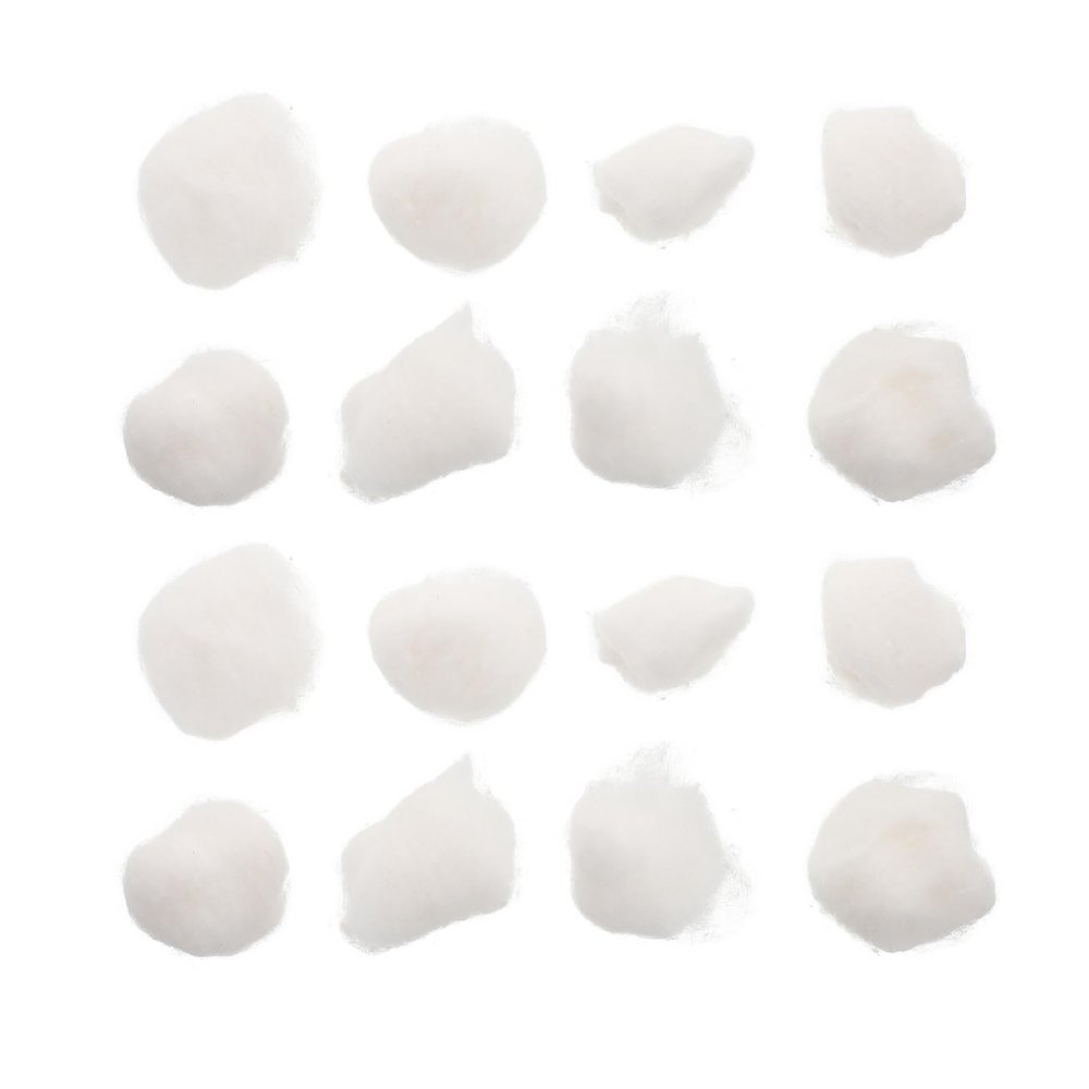 Ipetboom 500g Cotton Balls Gentle Skin Nail Care Makeup Removal Cleaning Supplies for Travel