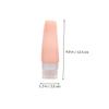 CALLARON 4pcs Travel Refillable Bottles Silicone Makeup Packing Bottles Cosmetic Sub Portable Lotion Leakproof view 2