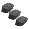 Beaupretty 3pcs Neck Support Cushion for Shampoo Bowl Comfortable Rubber Hair Washing Basin Accessory for Salon and Barbershop Use Easy Maintenance and Fit Black view 1