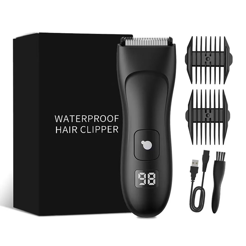 VUPETHOR Body Hair Trimmer for Men and Women, Electric Razors Bikini Trimmer Beard Shaver Body Groomer and Beard Shaver for Legs Arms Pubic Hair Removal Hair Clipper