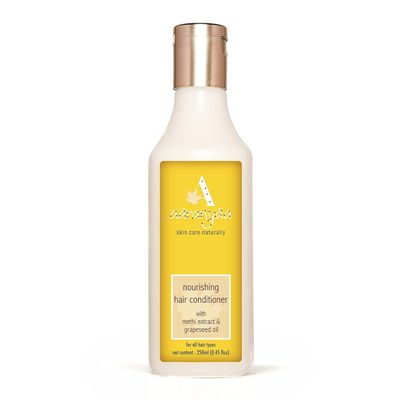 Aaran'yaa Nourishing Hair Conditioner (250ml) With Methi & Shikakai | Nourish Repair and Shine Dull, Dry Frizzy & Lifeless Hair - Sulphate Free