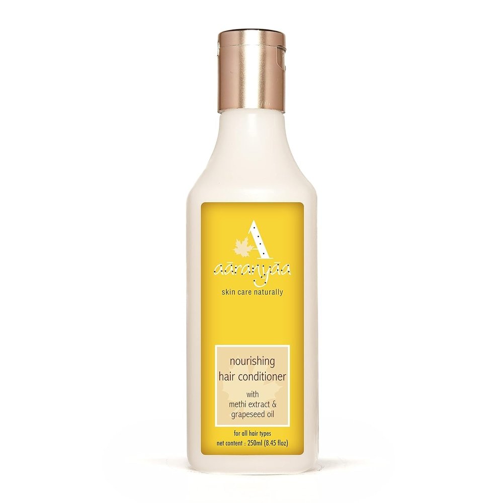 Aaran'yaa Nourishing Hair Conditioner (250ml) With Methi & Shikakai | Nourish Repair and Shine Dull, Dry Frizzy & Lifeless Hair - Sulphate Free