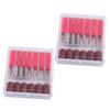 SAFIGLE 2sets Nail Tech Supplies Set Stainless Steel Nail Drill Bits Polishing Head Manicure Tools Kit view 1