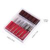 SAFIGLE 2sets Nail Tech Supplies Set Stainless Steel Nail Drill Bits Polishing Head Manicure Tools Kit view 2