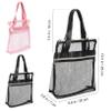 UPKOCH 2pcs Shower Bag for Women Portable Toiletries Bag Mesh for Travel Gym Camping Dorm view 2