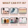 Dismok 16 Packs Clear Makeup Bag - Waterproof Cosmetic Bag, Portable Travel Makeup Bag with Zipper for Men and Women view 4