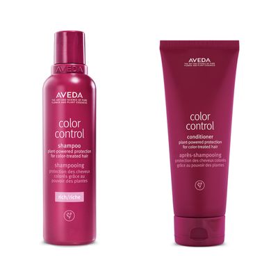 Aveda Color Control Rich Shampoo & Conditioner Duo | Protects Color-Treated Hair | Fights Fading | Silicone Free | for Medium to Thick Hair | 97%+ Naturally Derived* | 6.7 Fl Oz
