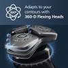 Philips Shaver Series 9000 Wet and Dry Electric Shaver, with Lift and Cut Shaving System and SenseIQ Technology, Pop-up Trimmer view 4
