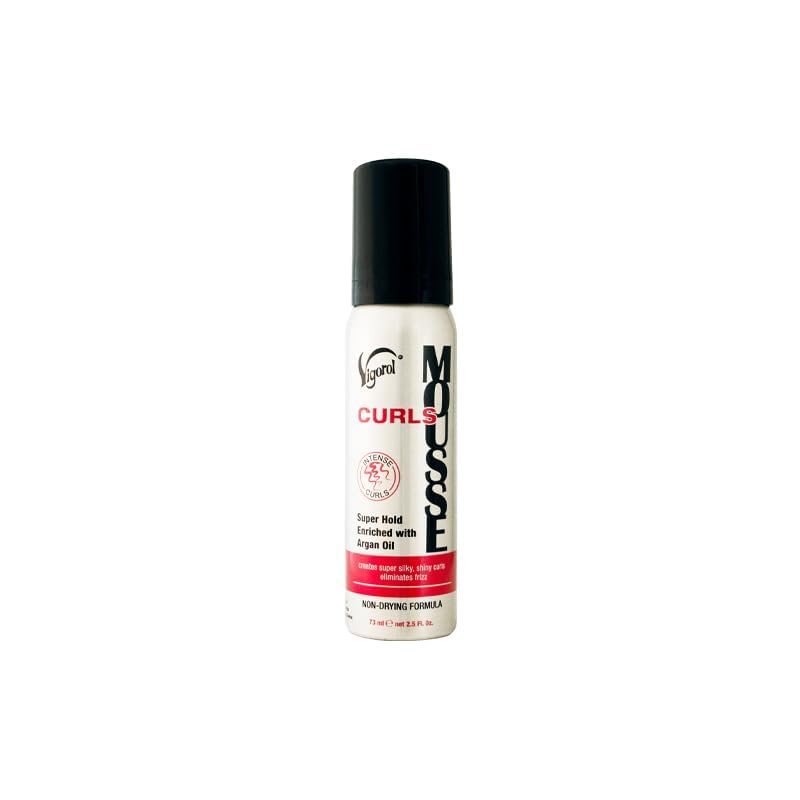 (2PACK) VIG0ROL Curls Mousse, Travel Size, 2.5 OZ