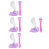 DEARMAMY 4sets Women Hair Trimmer Tool Bikini Shaver Shaping Stencils Precision Blades for Safe Hair Removal Grooming Accessory for Private Areas view 1