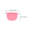Gogogmee 4pcs Silicone Bowl Wax Warmer Bowl Candy Non-stick for Home Salon Use Random Color view 2