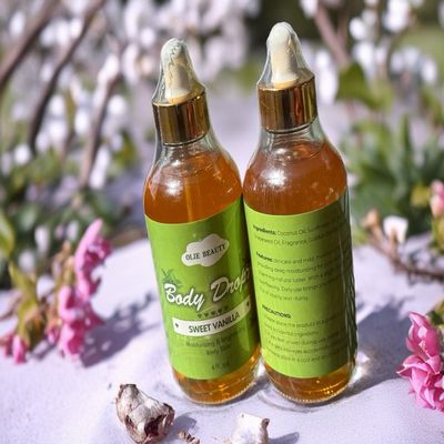 Body Drops Sweet Vanilla Moisturizing & Brightening Body Oil | 4 fl. oz (2)