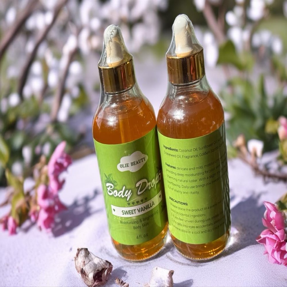 Body Drops Sweet Vanilla Moisturizing & Brightening Body Oil | 4 fl. oz (2)