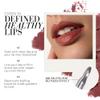 FITGLOW Beauty Vegan Lip Liner Pencil | Long-Lasting Lip Enhancer with Blending Brush | Hydrating Plumping Lip Liner | Smudge-Proof Lip Perfector | Define Shape & Fill | Muted Mauve, 1.1g view 3