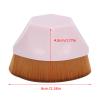 3 Pack Foundation Brush Set for Liquid Powder Blush Soft Skin Friendly Fibers Travel Makeup Case with Storage Box Black Pink (Pink) view 2