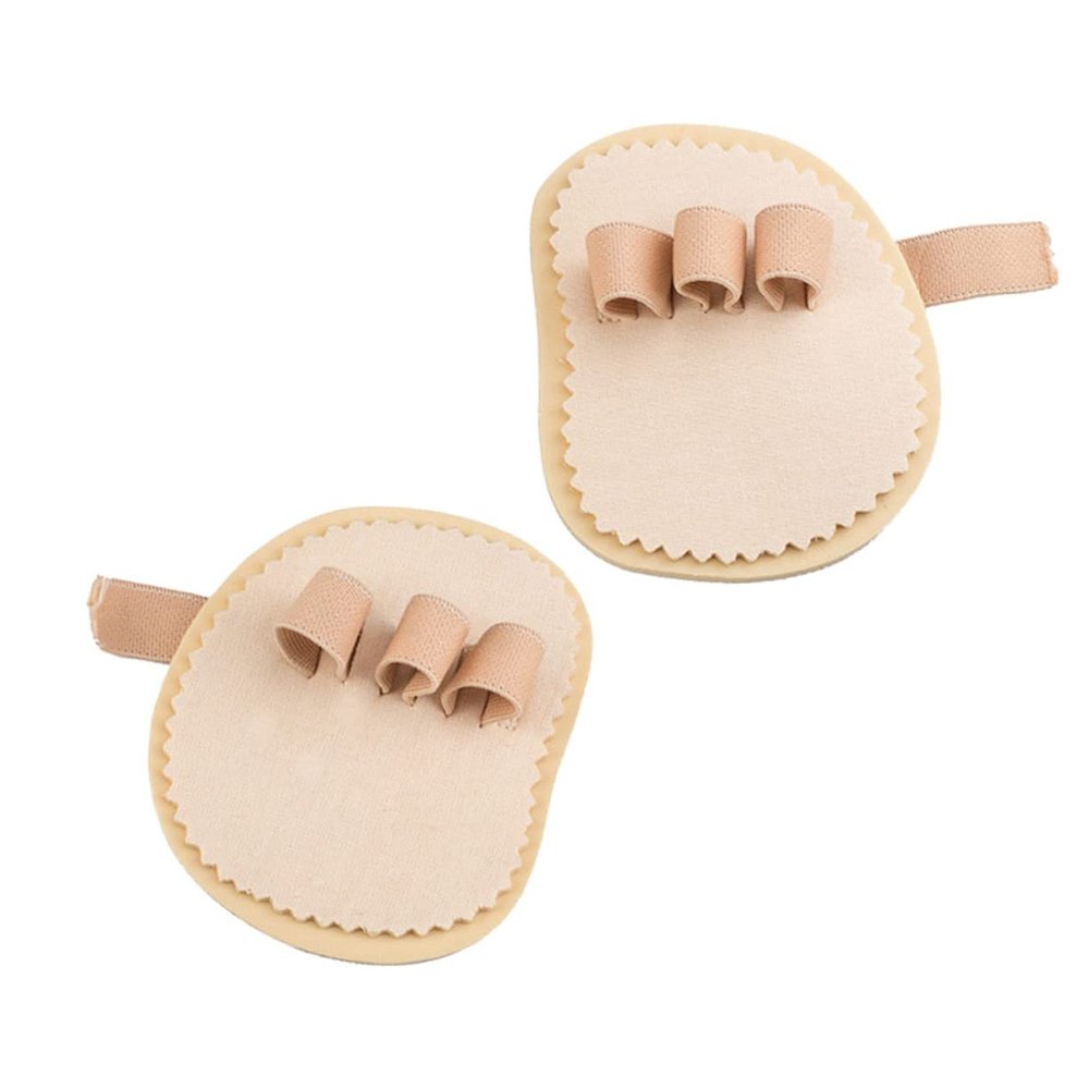 BCOATH 2pcs Toe Straightener Pad for Women Men Spreader Toe Protectors for Ingrown Toenail Relief