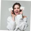 DEARMAMY 2packs Makeup Removal Pads Facial Cotton Rounds Soft Stretchy for Cleansing Toning Reusable Makeup Sponges view 3