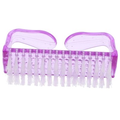 Beatifufu 1pc Manicure Brush Nail Cleaning Brush Home Soft Bristles Nail Dust Collector