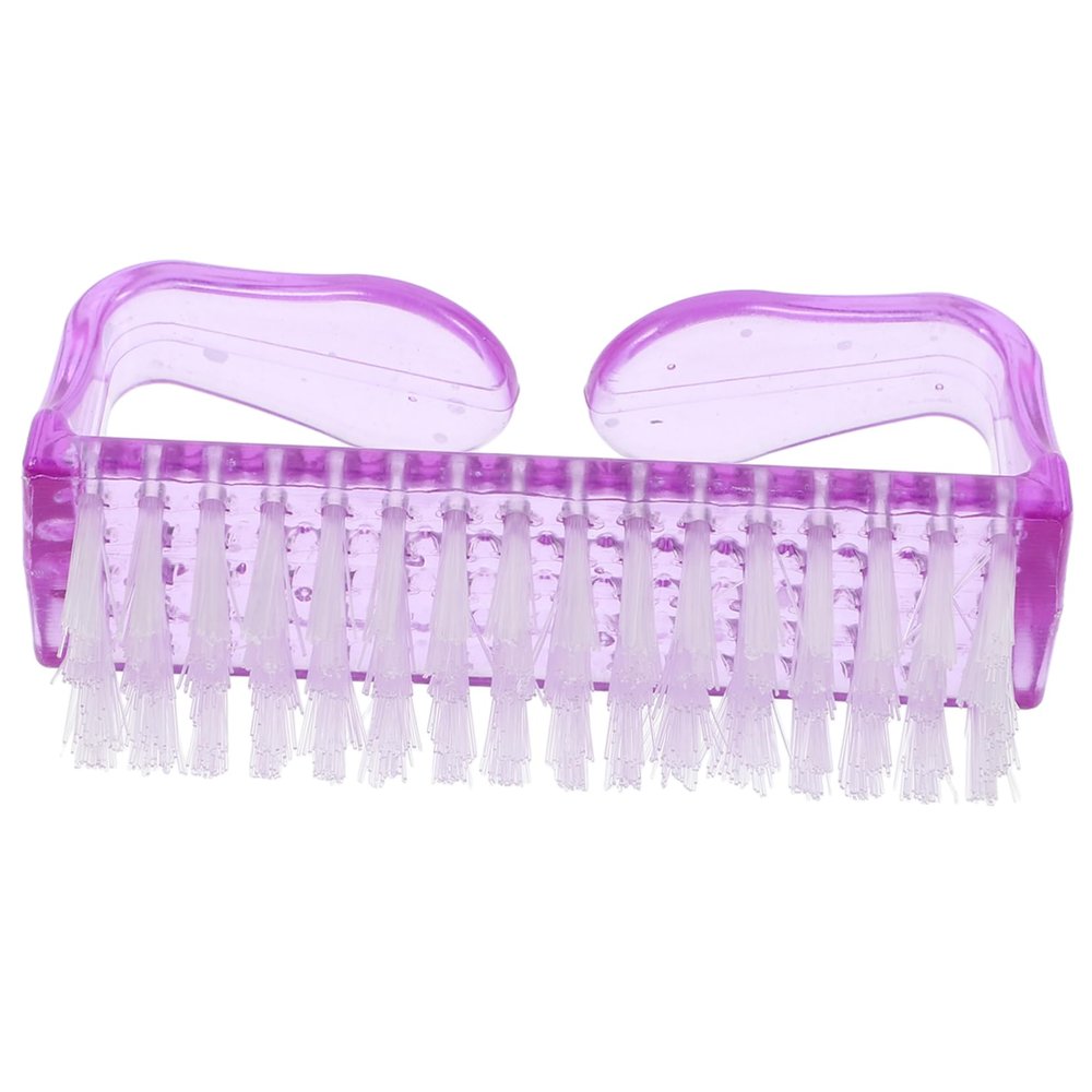 Beatifufu 1pc Manicure Brush Nail Cleaning Brush Home Soft Bristles Nail Dust Collector