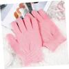 HAKIDZEL Spa Moisturizing Socks and Gloves Set 2 Pairs of Pink Hydrating Socks and Hand Gloves for Foot and Hand Care Moisturizing Therapy for Dry Skin view 4