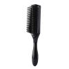 Hair Comb Hair Brush Scalp Massager Straight Curly Wet Removable DIY Hair Comb Brush(Black) view 1