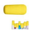 10 Pack Silicone Bottle Covers, Leak Proof Toiletry Skins Silicone Travel Bottle Covers For Liquids (Yellow) view 1
