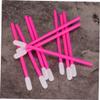 Beatifufu Professional Lip Brush Applicators Flat Lipgloss Brush for Women Makeup Tool Comfortable Handle view 3