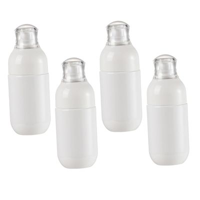 minkissy 4pcs Travel Squeeze Bottles Tsa Approved Toiletry Bottles Leakproof Lotion