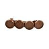 3 Pack Metal Hair Clips with Blank Round Trays for DIY Hair Accessories, 5pcs per Pack view 3