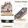 10-Pack Western Cowboy Hatbands, Adjustable Beaded Turquoise Leather Straps, Decorative Cowgirl Headbands With Feathers view 2