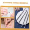 BIUDECO 6pcs Nail Art Tool Cuticle Remover Gel Polish Remover Nail Pusher Stainless Steel Care Kit for Home Salon Use view 3