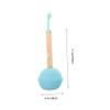 KAILIKETIY 2pcs Lollipop Shaped Bath Sponges Exfoliating Shower Scrubber Natural Soft Body Cleaning Tool for Home Travel Use Lightweight Portable Skin Care view 2